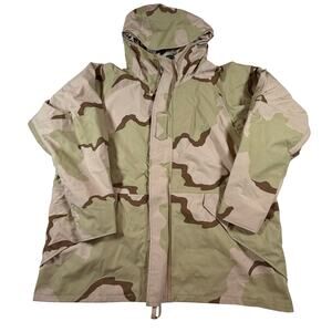 Adventure Tech Parka Cold Weather Desert Camouflage Military Uniform Sz XL Reg